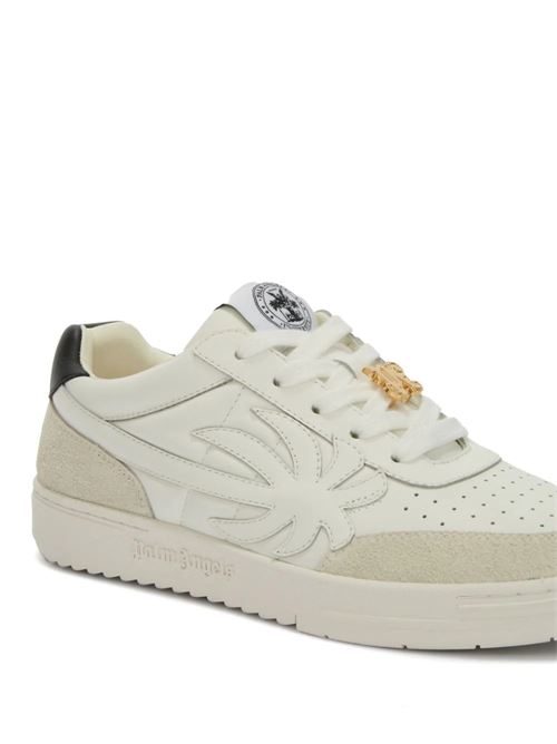 Sneakers con logo palma applicato PALM ANGELS | PMIA097S24LEA0010101